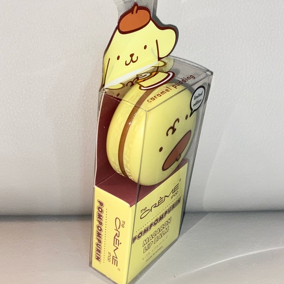 Pompompurin Holiday Macaron Lip Balm - Caramel Pudding - Picture 2 of 5